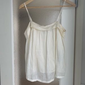 Raquel Allegra White Silk Camisole Sz 0